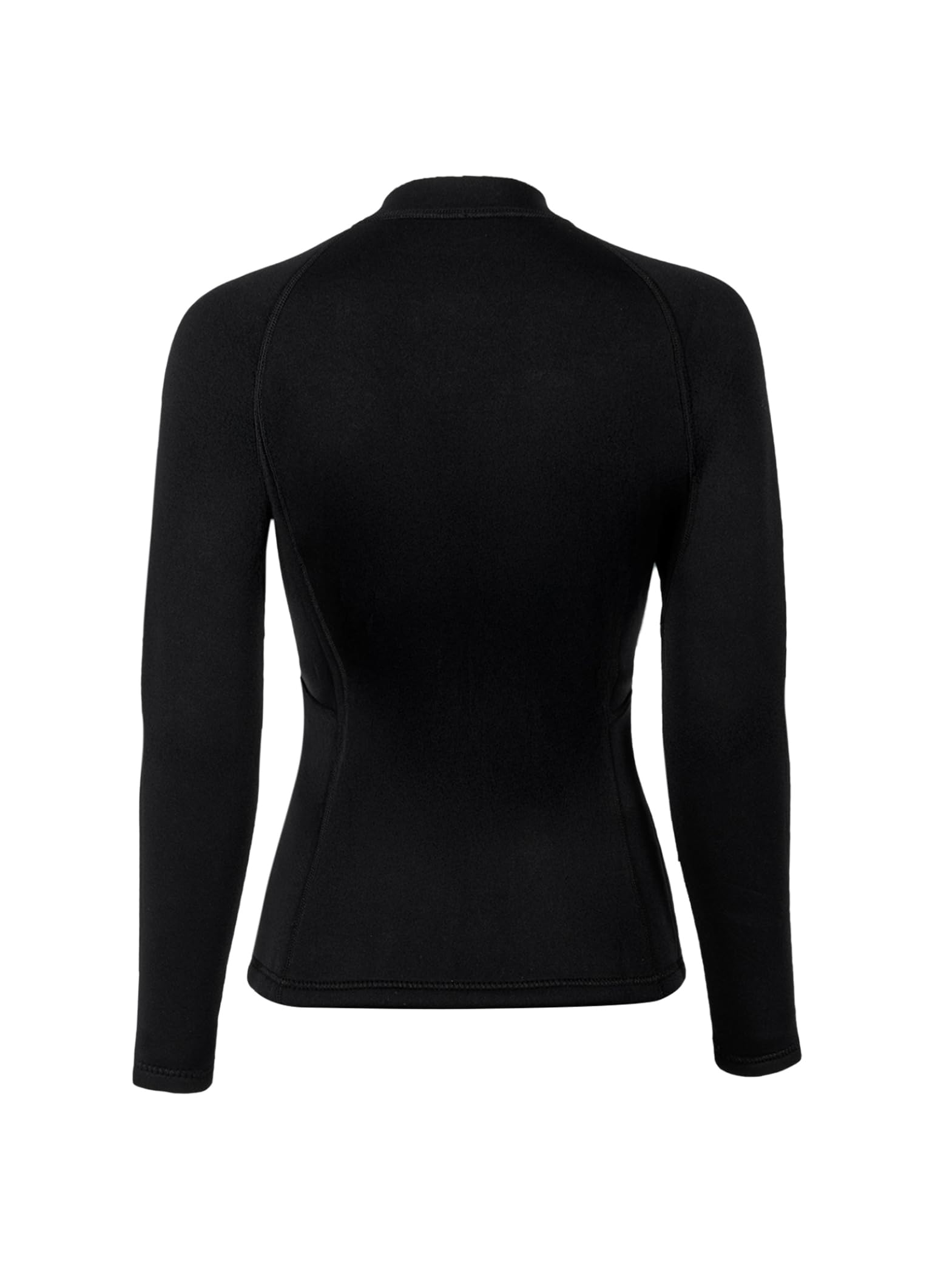 Chaqueta de neopreno para mujer, chaqueta térmica de neopreno de 3 mm, chaqueta de buceo de manga larga, chaqueta de buceo Rashguard con cremallera para natación, buceo, surf, snorkel