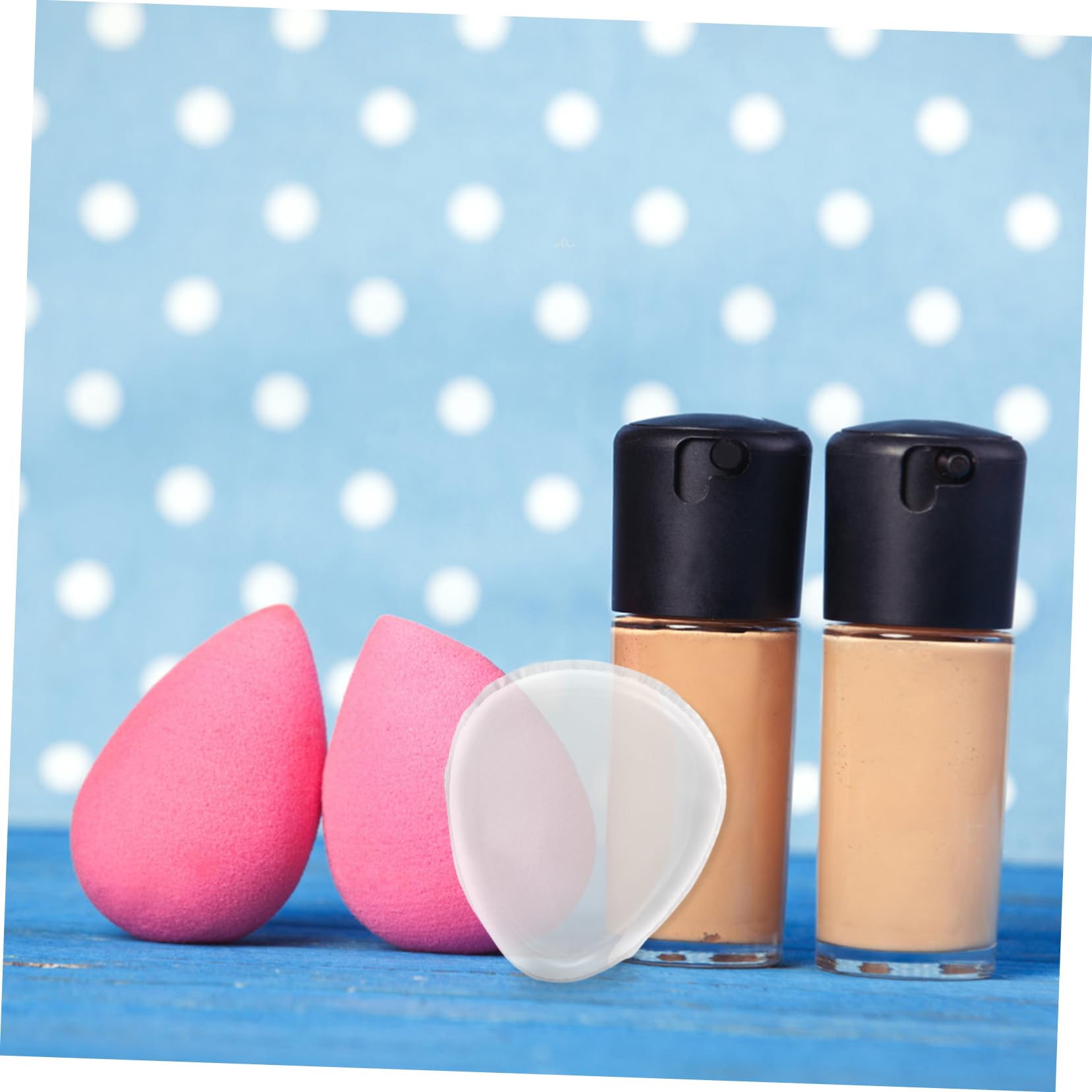 VALICLUD Foundation Puff Silicone Makeup Sponge for Women Portable Durable and Easy to Clean Cosmetic Applicator for Liquid Powder and Concealer present for Makeup Enthusiasts
