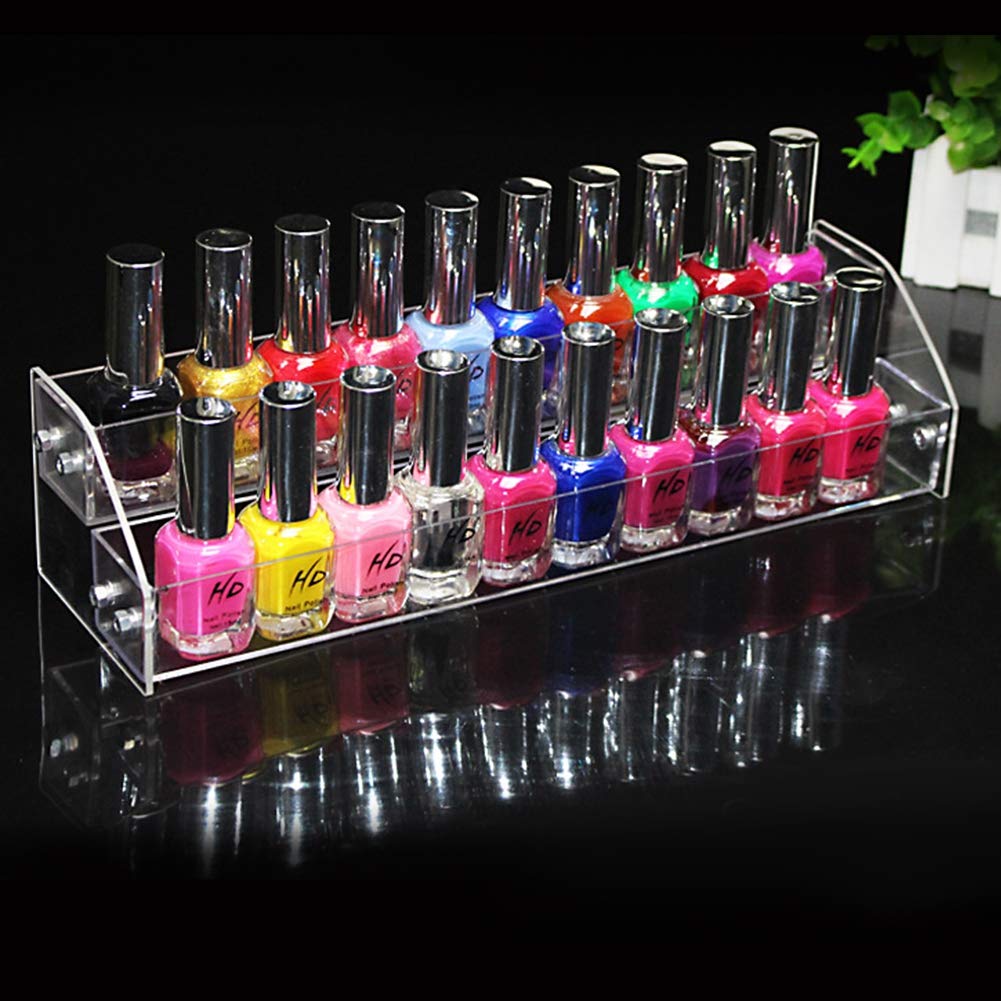 Ejoyous Nail Polish Organiser Transparent - Image 2