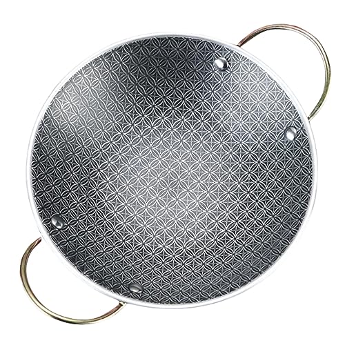 Alipis Stainless Steel Cooking Pan Kitchen Hot Pot Easy Clean Surface Rapid Heating Ergonomic Handle Design for Cooking Versatile Cookware for Home Use