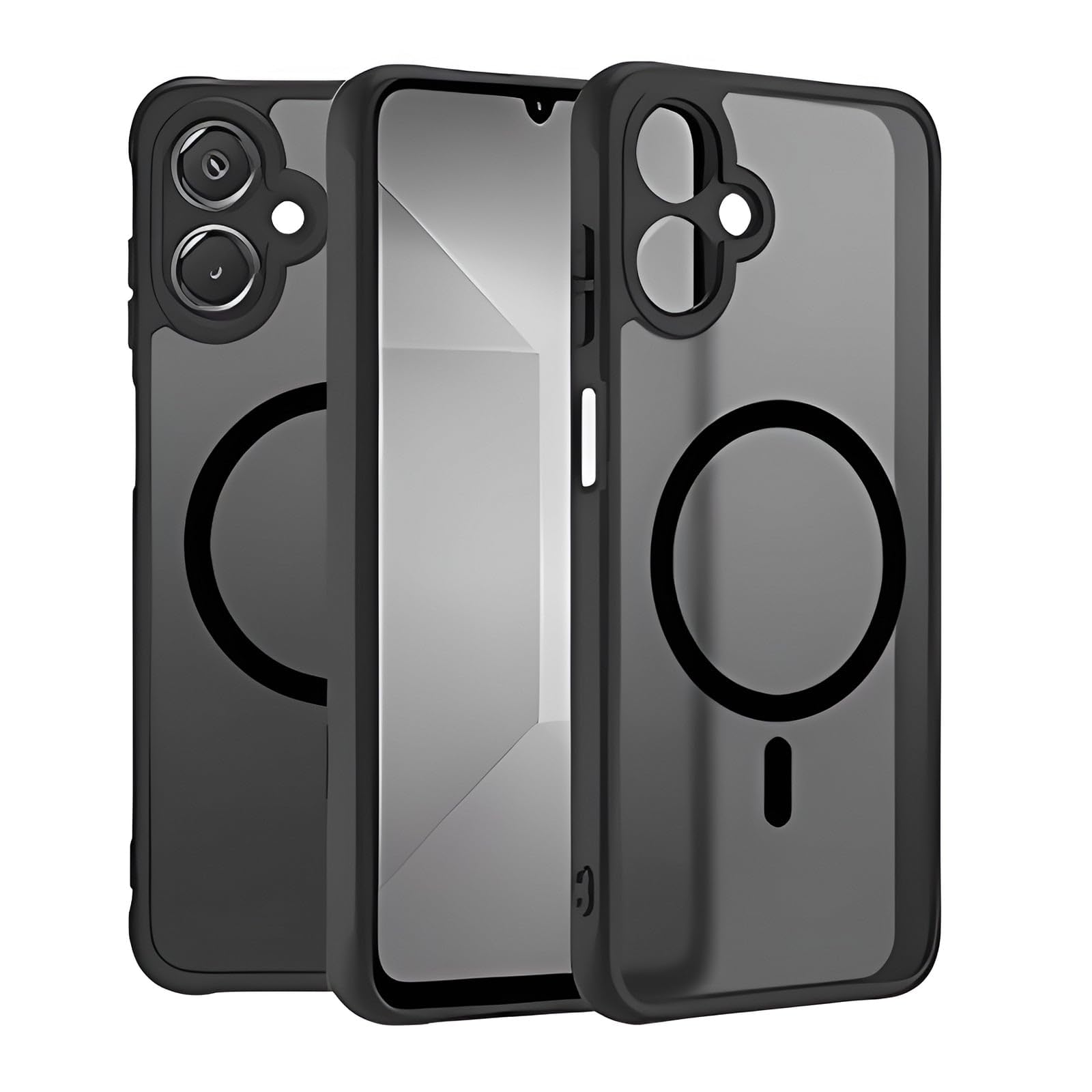 Voltup For Galaxy A25 5G 用 ケース サムスンA25 5G ケース 磁石車載対応 耐衝撃 落下防止 米軍規格 滑り止め 耐久性 全面保護 TPU+PC素材 軽量 Galaxy A25 カバー (ブラック)