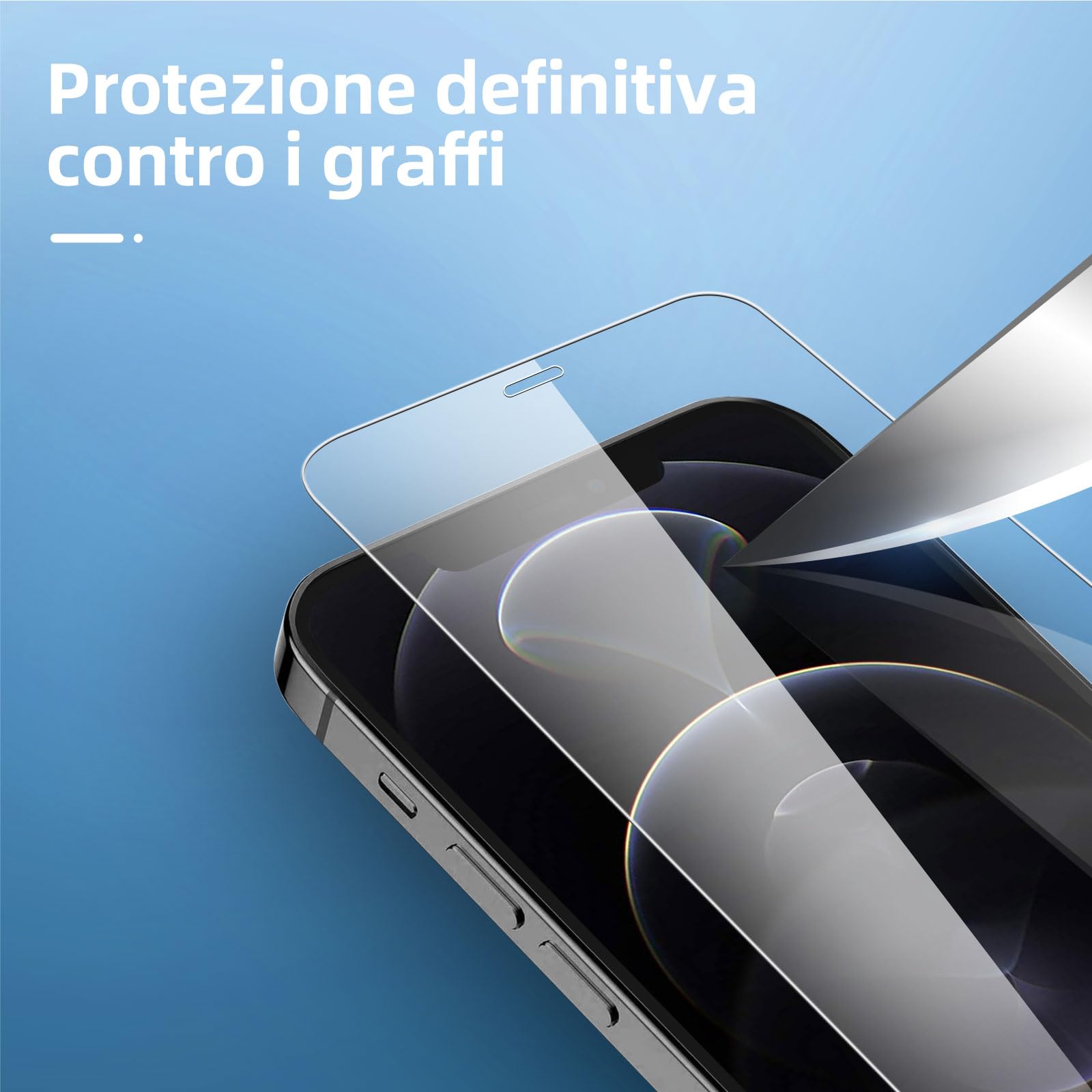 Tentoki Privacy Pellicola per iPhone 12 / iPhone 12 Pro (6,1''), [2 Pezzi] Vetro Temperato - installazione semplicissima,piena copertura Pellicola Vetrino,Anti Spia,Anti Graffio,Durezza 9H