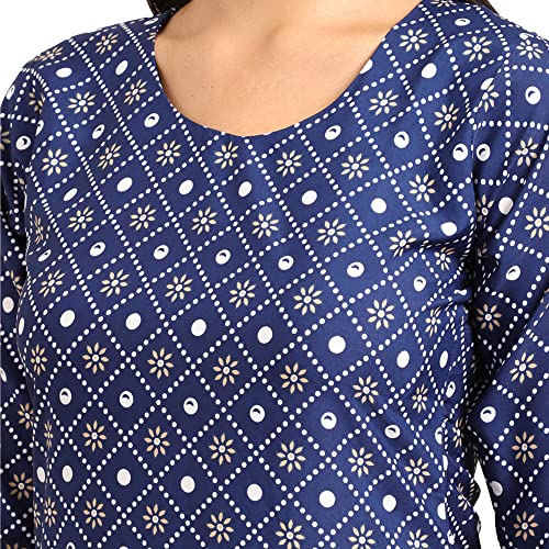 Image of Pinkmint Women's Crepe Digital Print Straight Kurta