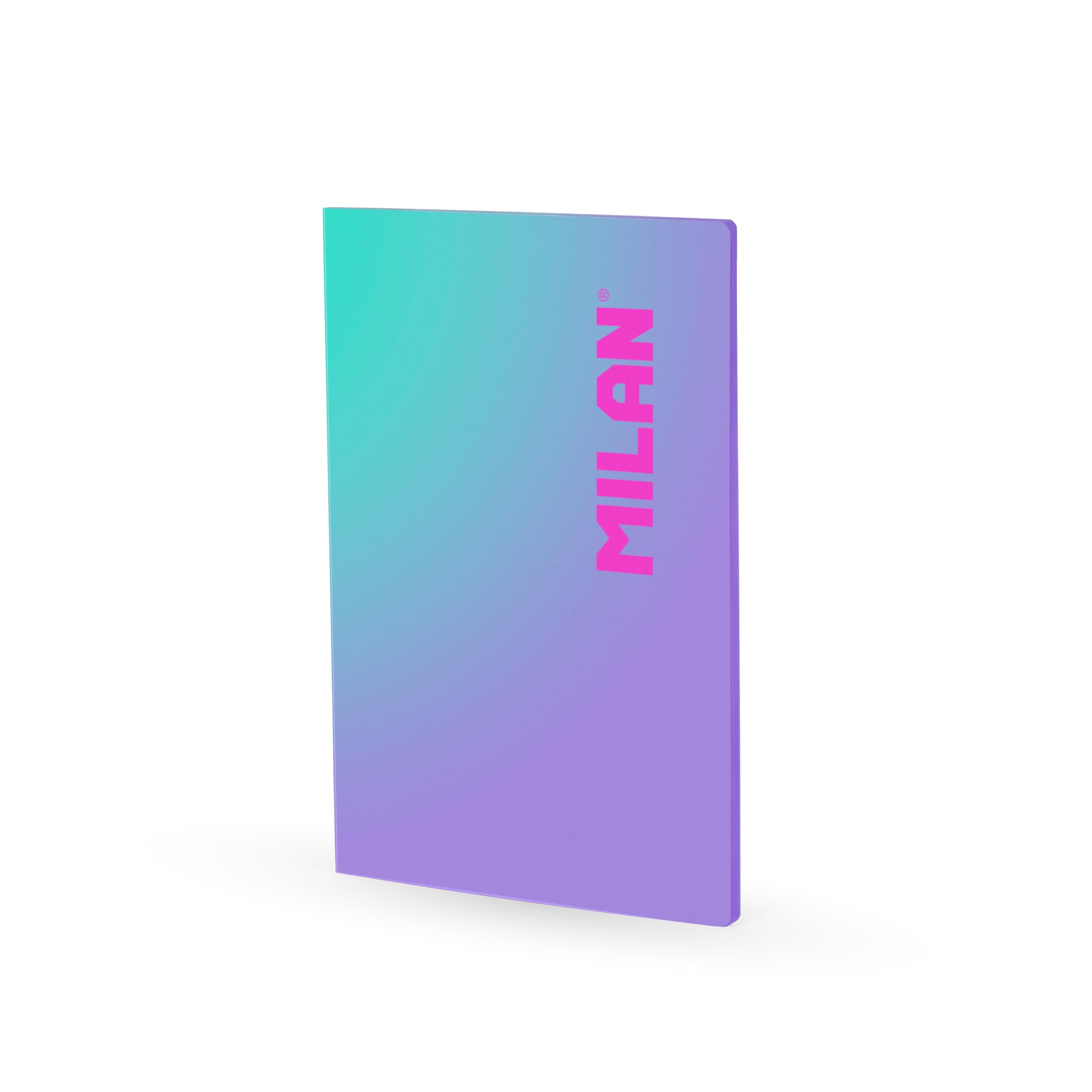 MILAN A4 Notebook - Glued Lined Paper - 48 Sheets of 95gsm - Sunset Collection - Lilac
