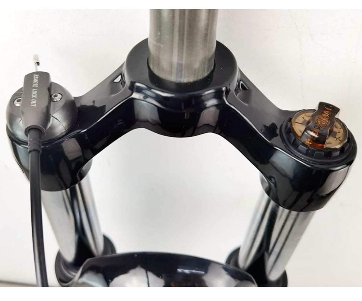 Forcella Anteriore per Bici elettrica 26 27.5 29 Pollici Mountain Bike Forcella Ammortizzata Interasse 100 mm 9 mm QR Tubo Dritto 1-1/8 Escursione 90 mm Freno a Disco DH AM XC