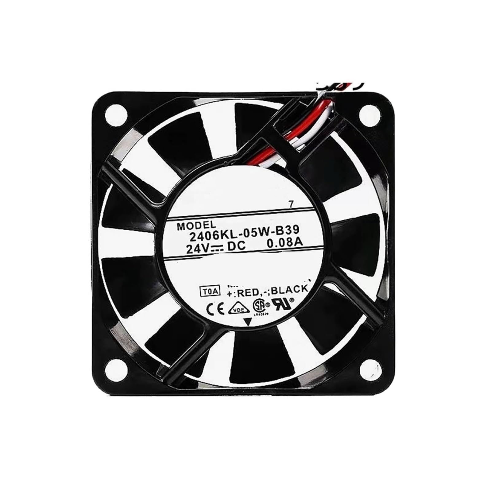 YLPWKMVZ Server Cooling radiator 60 * 60 * 15MM 2406KL-05W-B39 24VDC 0.08A 3pin Axial fan