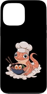 Kawaii Gecko Eating Ramen Case for iPhone 13 Pro Max