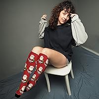 Vista 4 de devor Womens Cotton Socks Cotton for Women's Socks Trouser Sock Cute Santa Claus Socks
