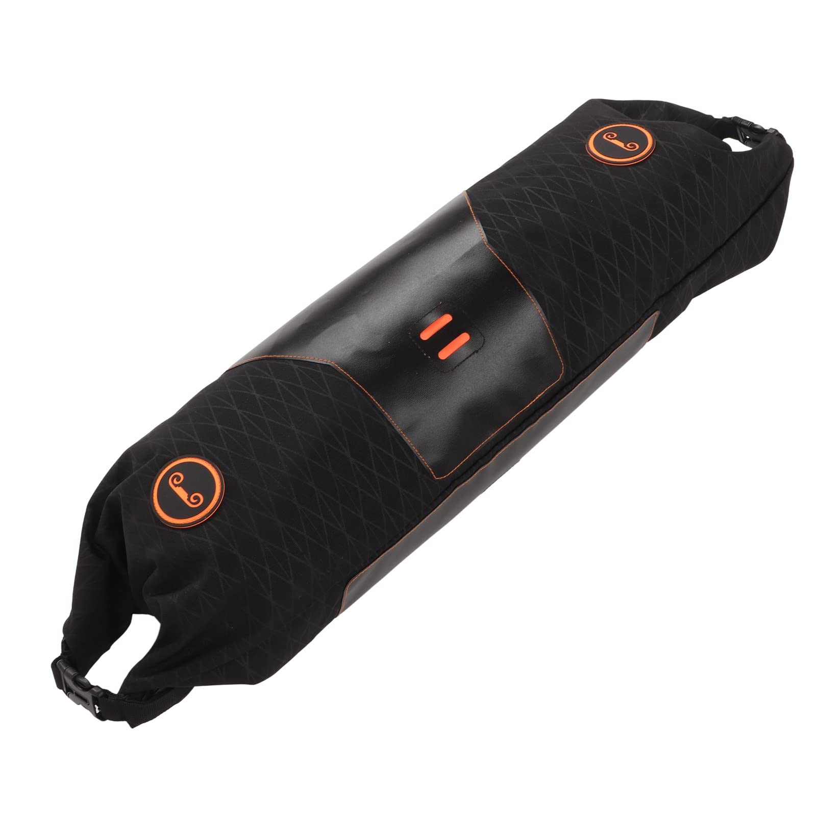 Bolsa para Manillar de Bicicleta, Bolsa de Almacenamiento para Marco Frontal de Capacidad de 2 litros, Bolsa para Bicicleta Desmontable con Forro y Tira de luz, para Equipos de
