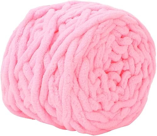 Miniatura 3 de Hilo grueso para tiras de hielo para tejer con aguja, línea de pantuflas, hilo blanco leche, hilo grueso de 88.8 pies, hilo grueso, lana arcoíris