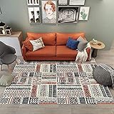 ❤ Kunststoffrückseite: Der Boden des Teppichs ist mit Kunststoffpunkten ausgelegt, das den Teppich effektiv verhindern kann, um nicht auf das Kind zu fallen und den Teppich ohne Beschädigung zu schützen.