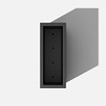 Veradek Bloc Series Planteur en plastique à pans - Planter rectangulaire Tall pour patio/Porch's intérieur ou extérieur tout-temps durable avec un seau amovible encastrable.