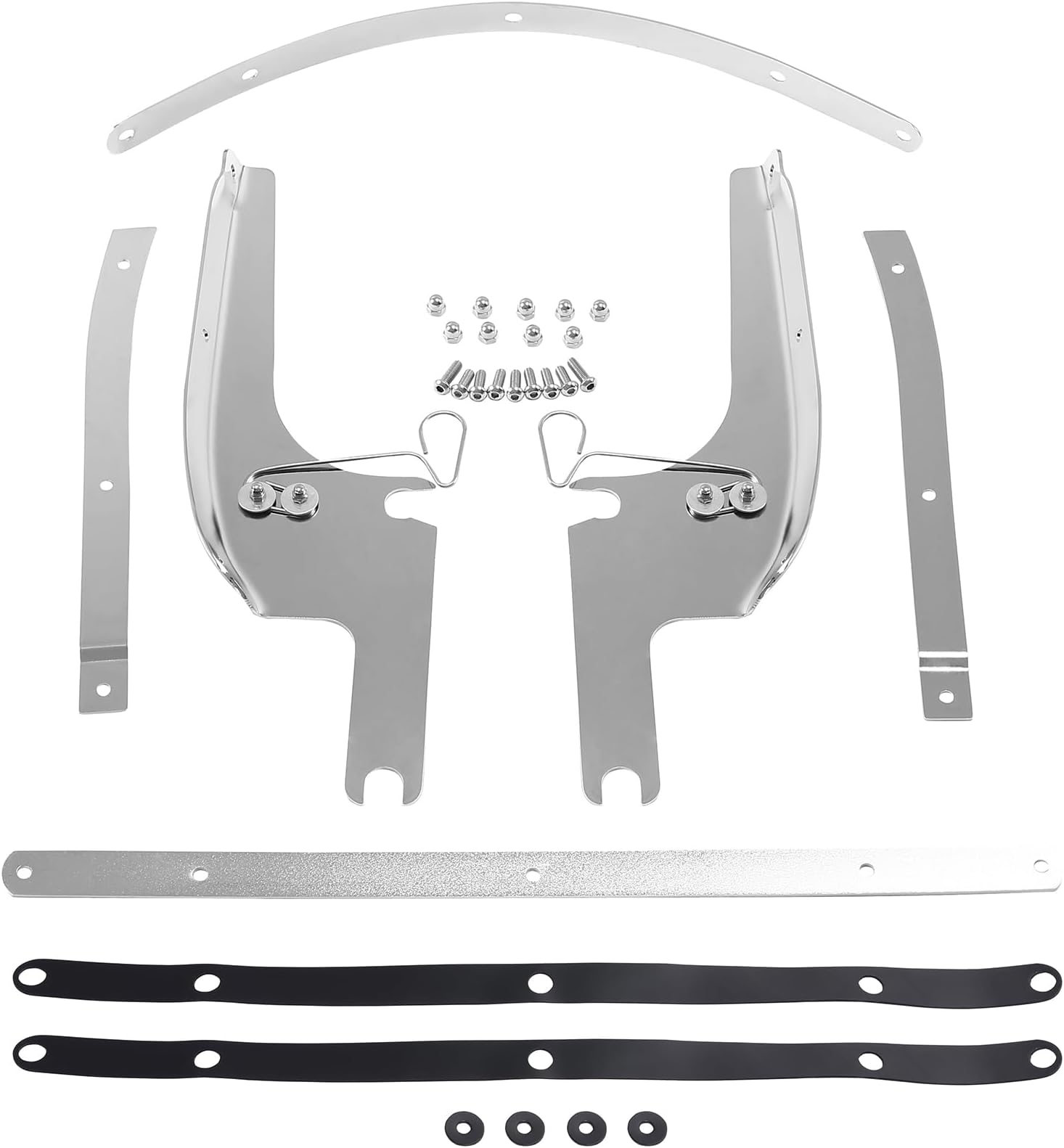 XMT-MOTO Windshield Windscreen Bracket Kit Fit for Harley Davidson 1994-later Road King Models 04-07 FLHRS and 17-Later FLHRXS Models