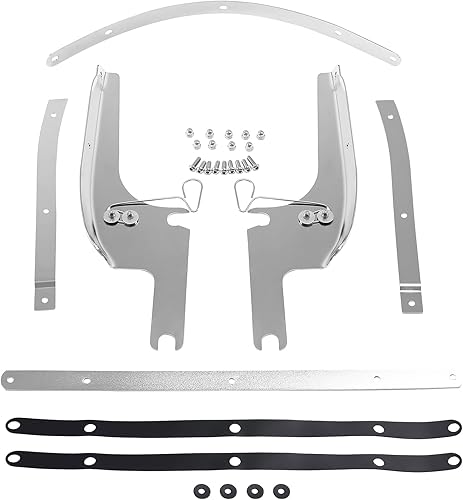 Miniatura 6 de TCT-MOTORPARTS Kit de soporte de montaje para parabrisas para los modelos Road King 1994-2025 04-07 FLHRS y 17 posteriores FLHRXS