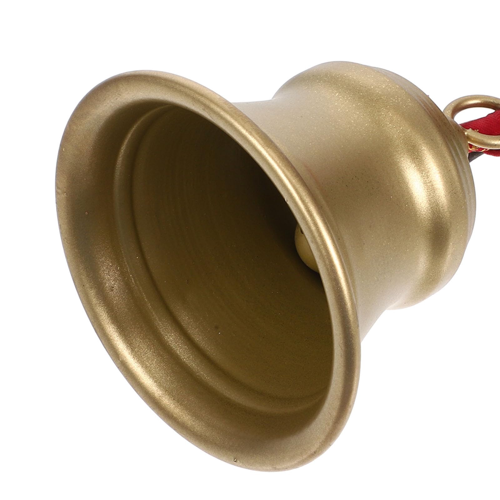 TOYANDONA 4 Piezas Campana Navideña Colgante de Metal Dorado para Árbol de