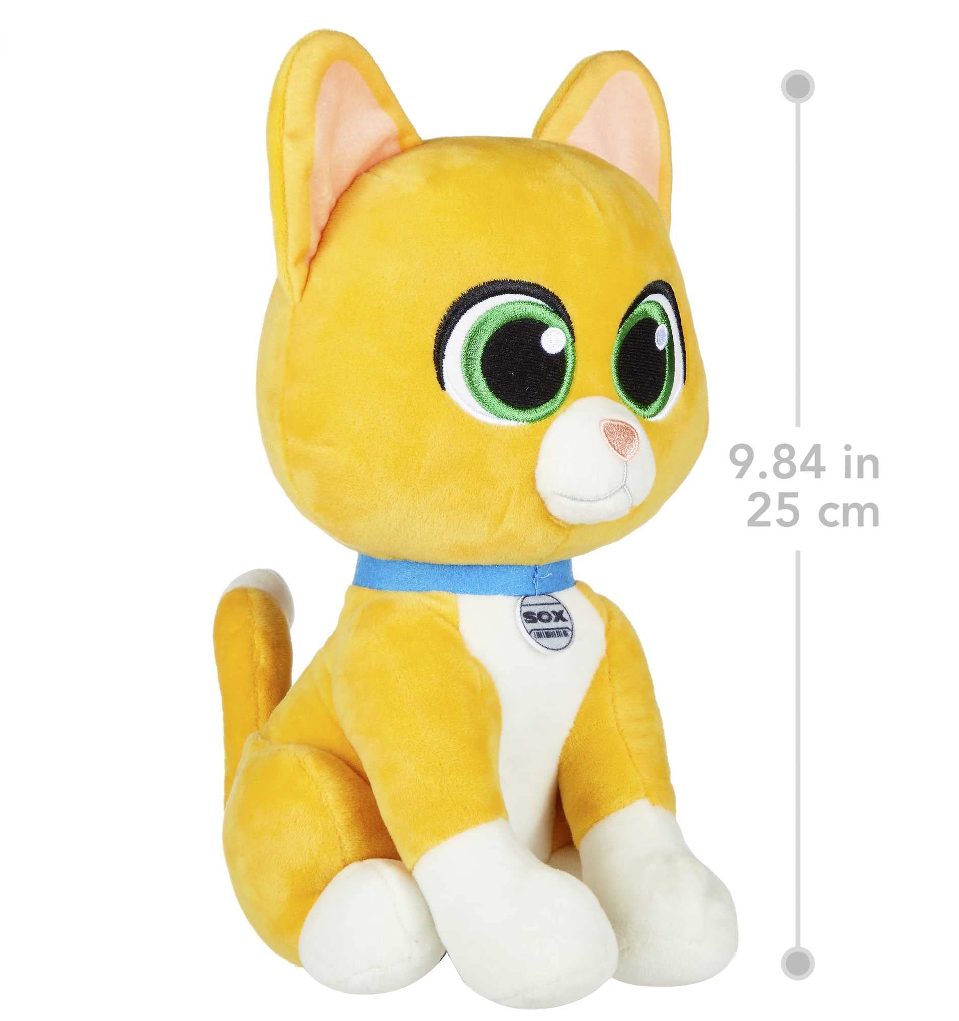 Disney Buzz LightYear Sox Plush, Space Mission Robot Cat, Movie