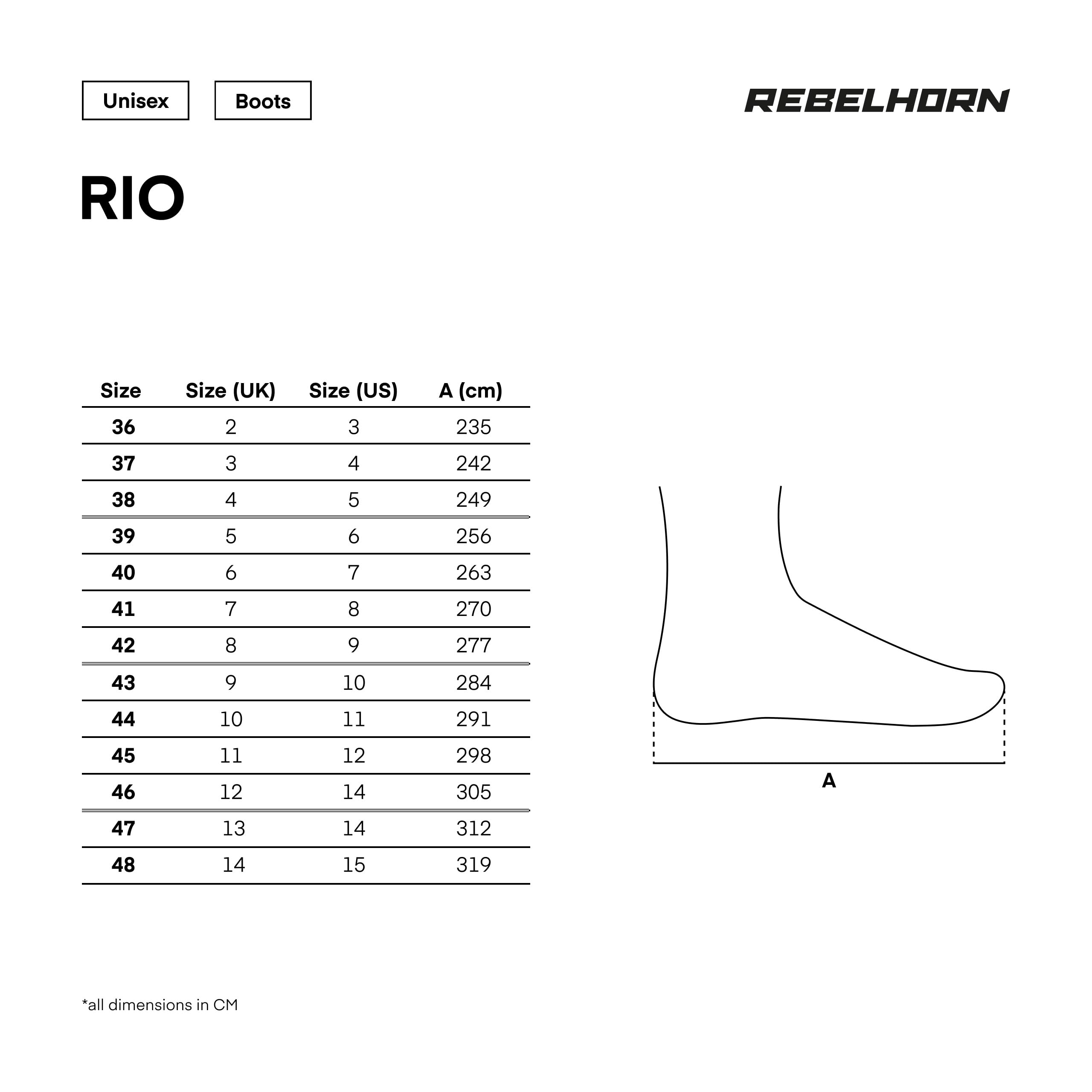 REBELHORN Rio Botas de Moto Hombre y Mujer | Cuero PU | Membrana Hipora | Protectores de Tobillo | Dos Cremalleras Largas | Plantillas Antibacterianas | Elementos Reflectantes | Tallas hasta 48