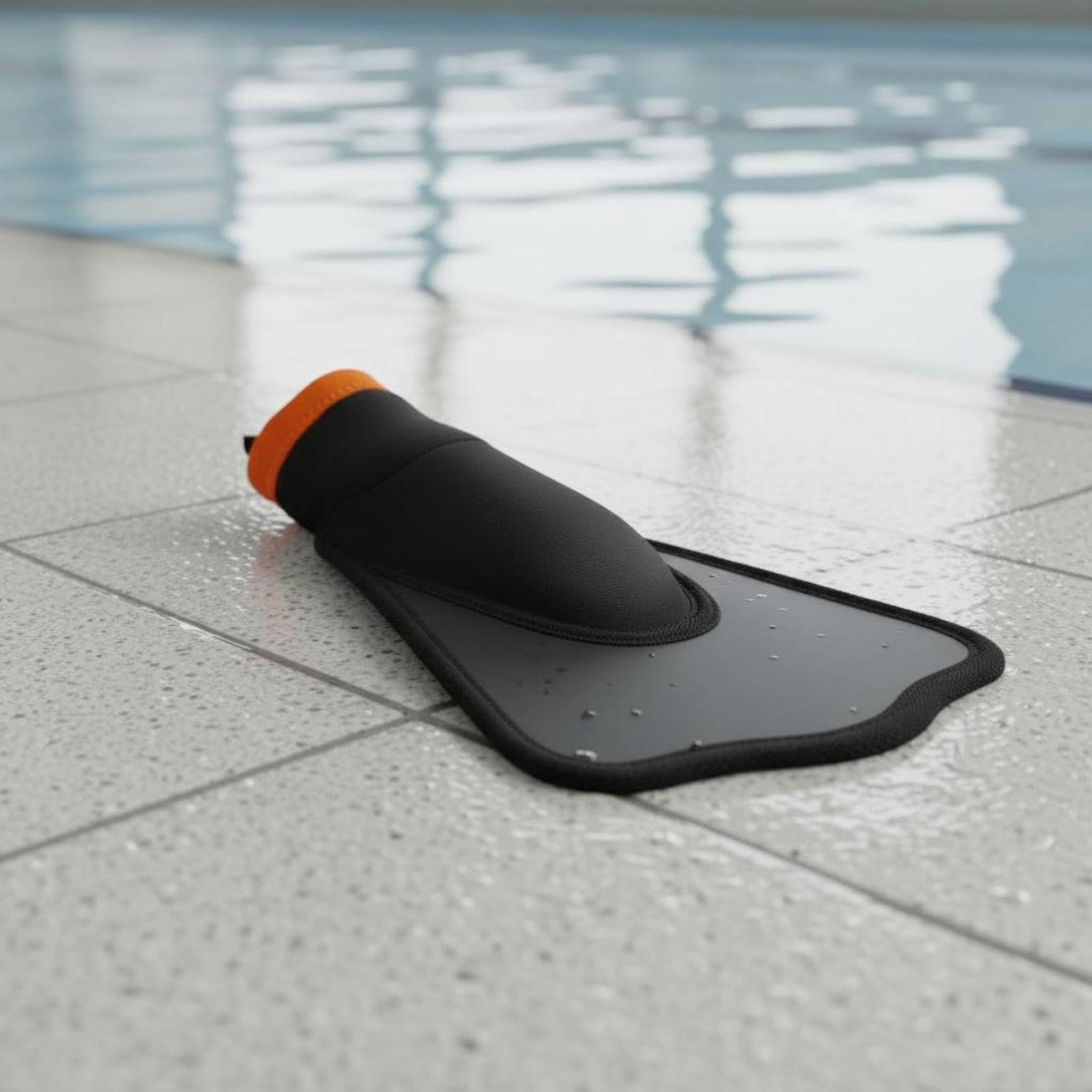 Palmes de Plongée Palmes Natation Palmes Entraînement Palmes Snorkeling Courtes et Portatives avec Poussée Efficace pour Moindre Effort Adaptées à Nage Fitness Initiation Mer Sac de
