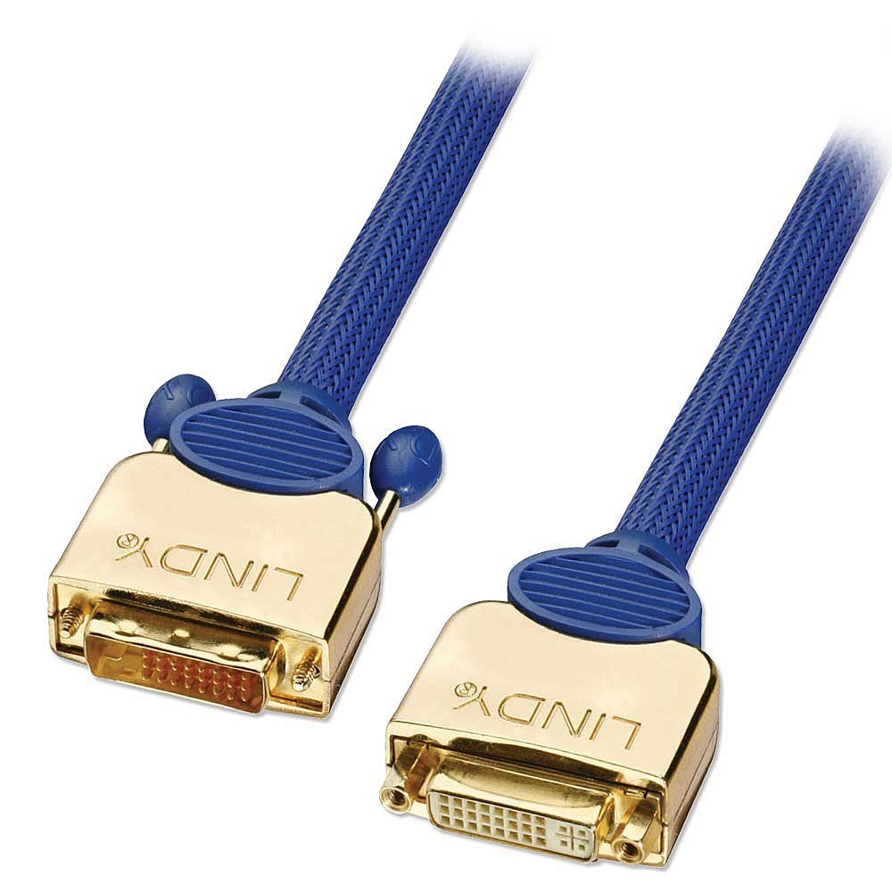Lindy 37050 Premium Gold Rallonge DVI-D Dual Link M/F 2 m