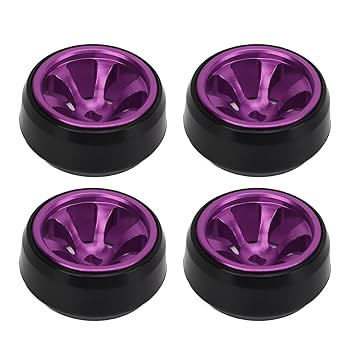 Amazon | カー用ドリフトタイヤ 4本セット (紫) ホイールハブ RC