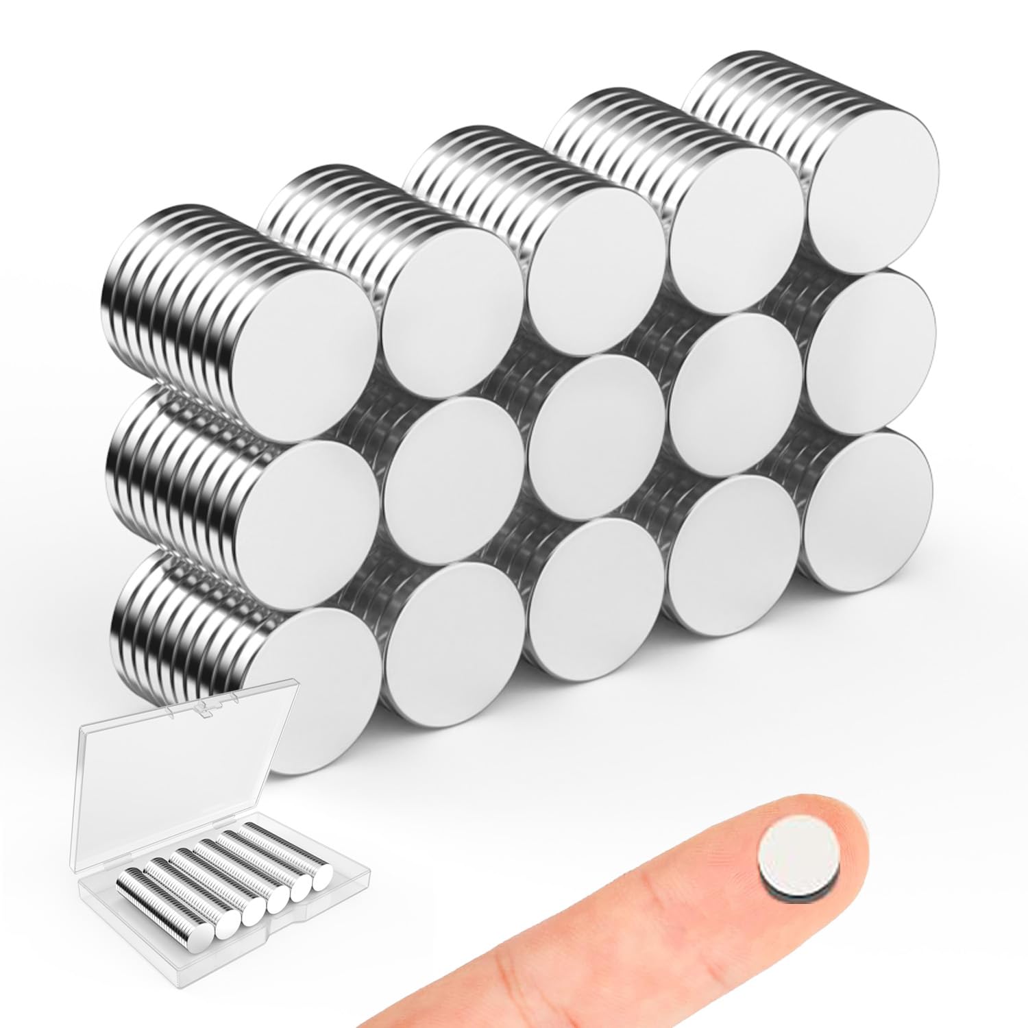 Small Magnets for Crafts, 10x3 mm Round Magnets 100 Pack — Amazon image 14
