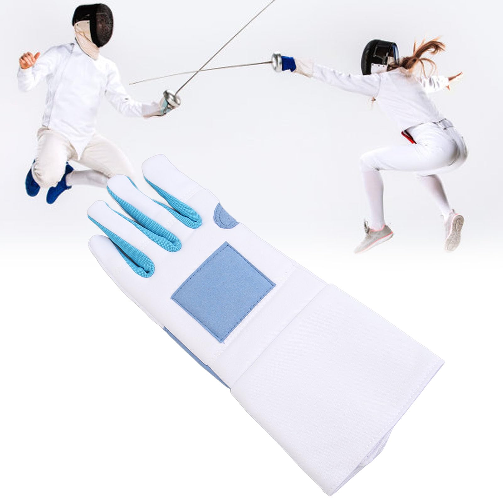 RiToEasysports Guante de Esgrima, Guante de Entrenamiento de Sable Resistente a la Abrasión