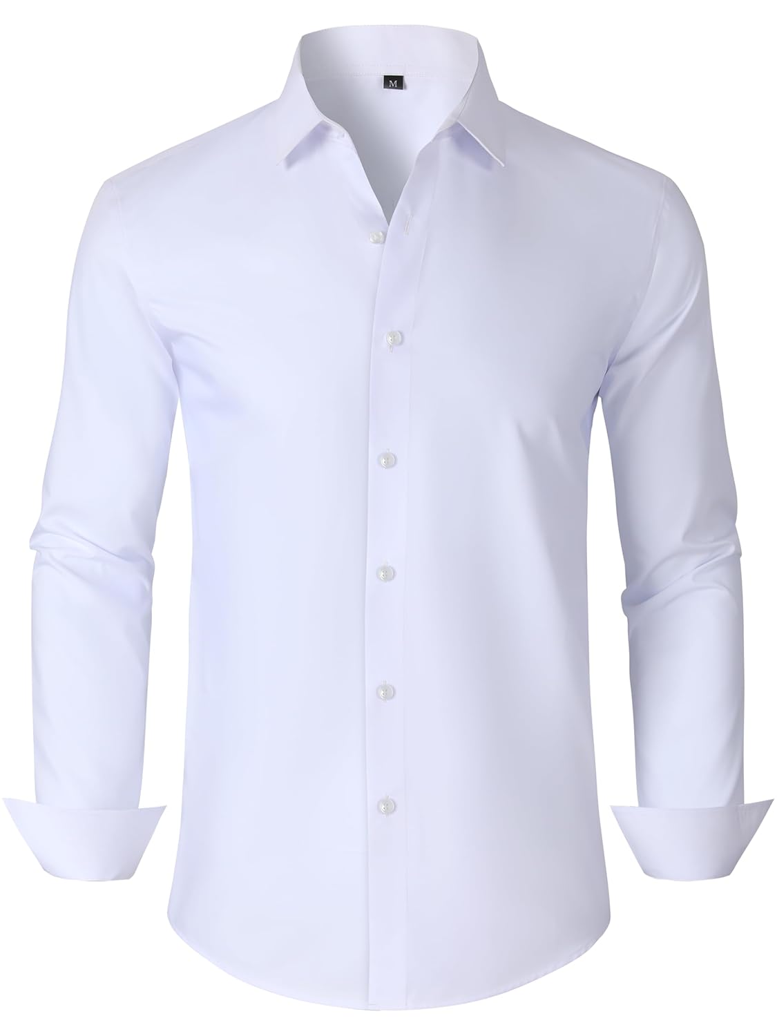 Mens Grade 3 5 Wrinkle-Resistant Dress Shirts Mens Long Sleeve Button Down Work Shirt for Men
