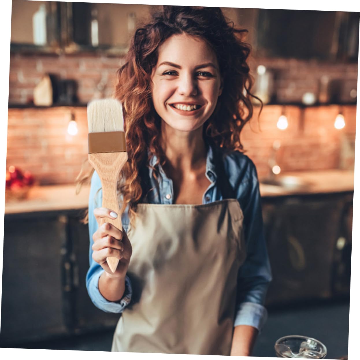 VINTORKY 3pc Set High-temperature Resistant Bbq Grilling Basting Brush Grill Basting Tool for Cooking Barbecue Accessories Portable Sauce Brush