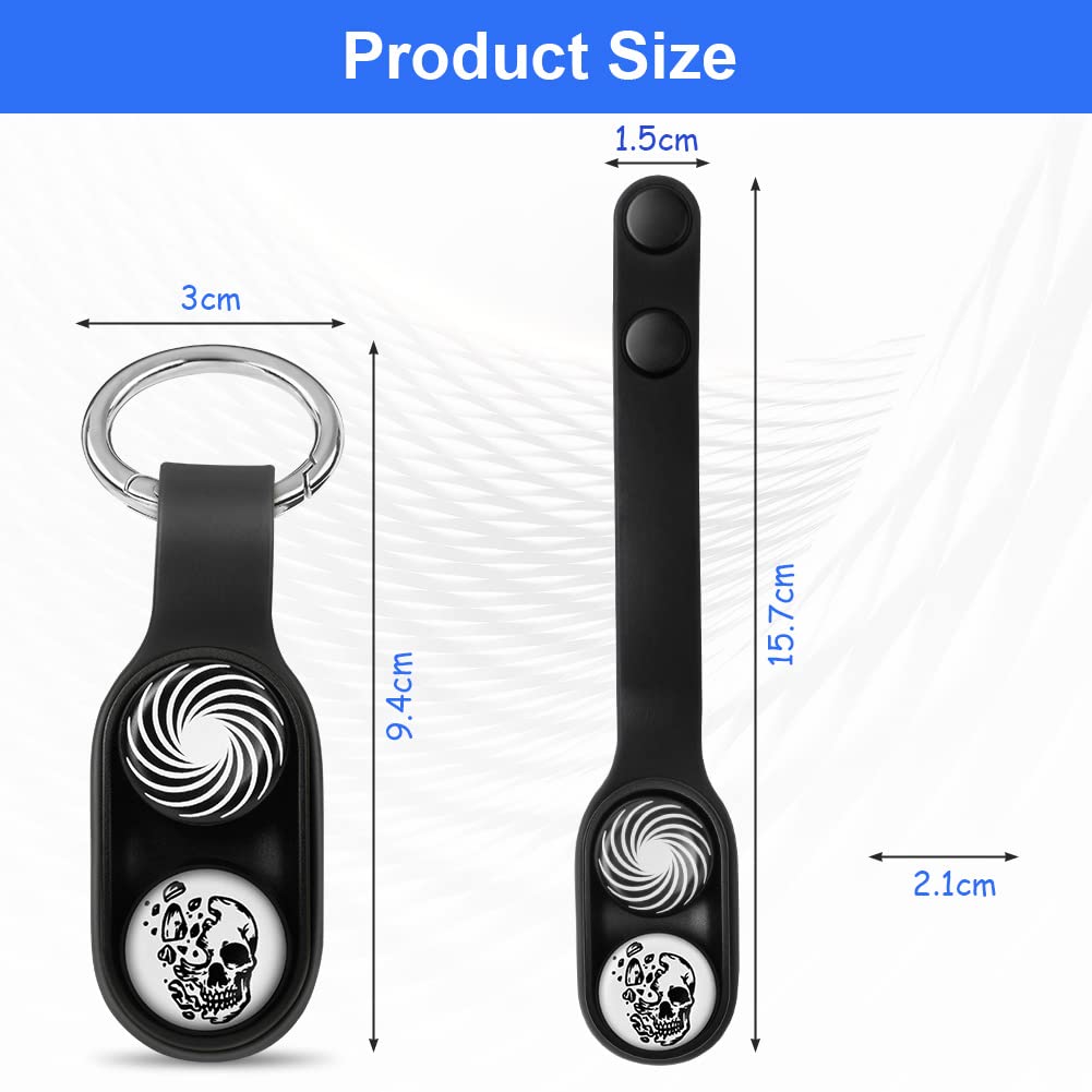 OSDUE Magnetyczna zabawka fidget, magnetyczna zabawka pop-up, dla dzieci i dorosłych, zabawka do budowania strachu, zabawka fidget, prezent dla dzieci i dorosłych (czarna B)