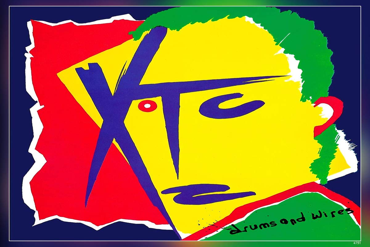 PosterWorld XTC Drums and Wires Rare Album Cover Poster Print 12 x 18 Inch (Multicolor) GI
