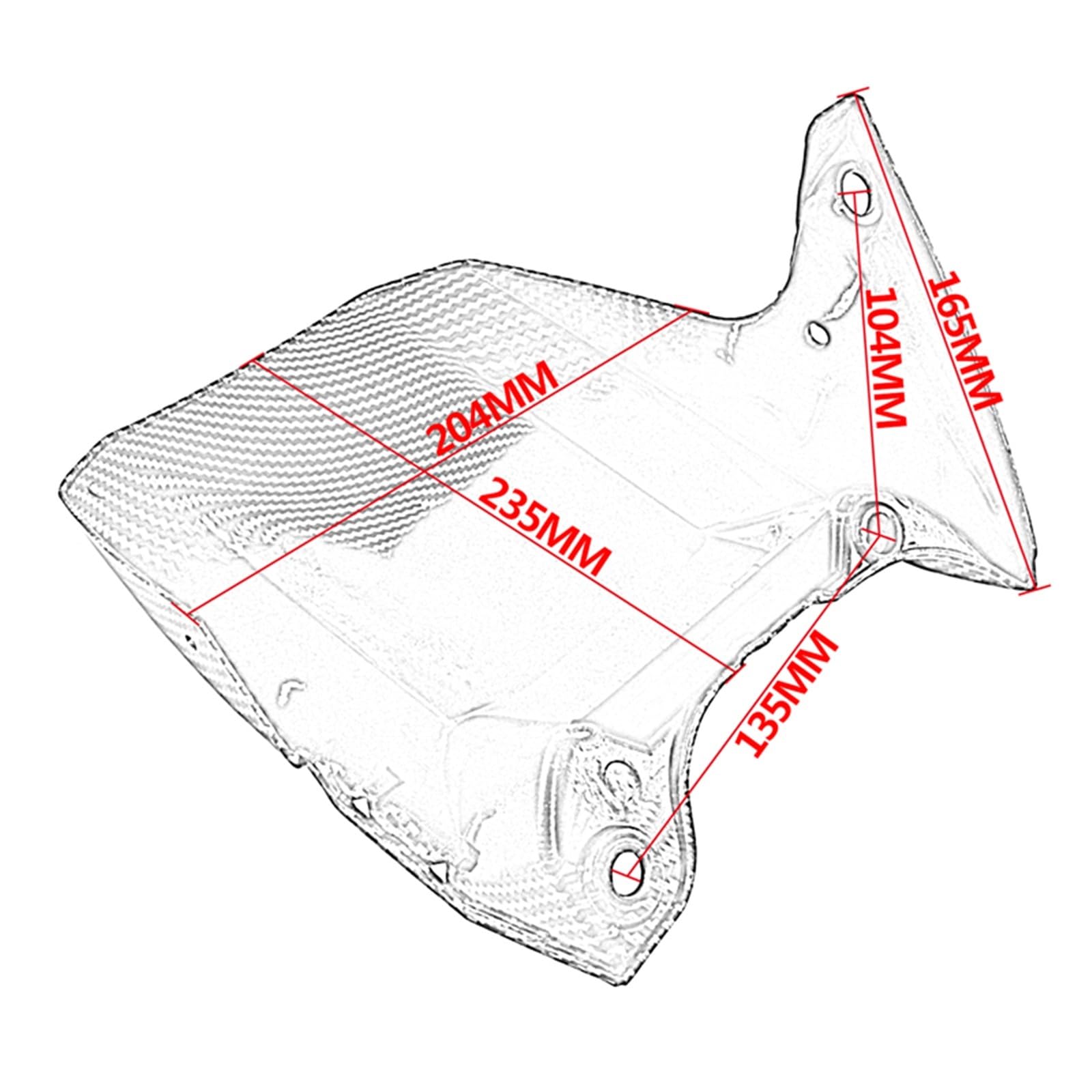 Parafango Posteriore Per Y&amaha YZF R1 2004-2006 | Guidare sotto la pioggia riduce significativamente la quantità di fango e acqua che si accumula sui cerchi, facilitandone