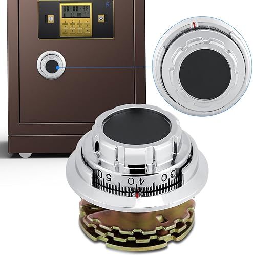 Miniatura 9 de Cerradura de esfera codificada por nombre de marca, 3 discos de bloqueo mecánico para caja de caja de caja de caja de seguridad cajón de gabinete