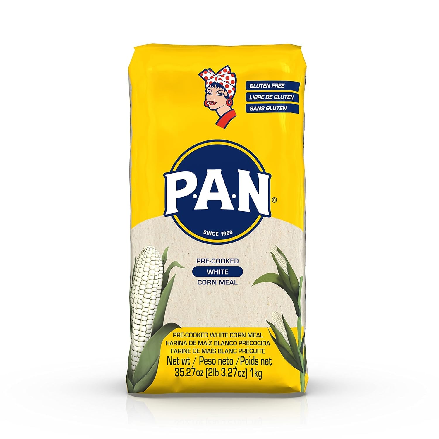 10 x PAN Maismehl blanco Harina Mehl Mais weiß weiss Flour bianco 1kg