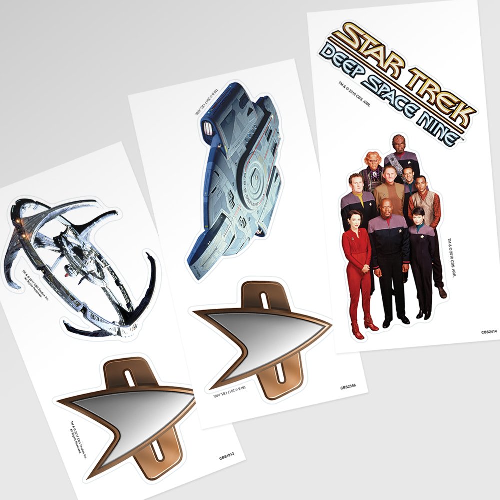 Star Trek Phaser & Communicator Vinyl Stickers - Officially Licensed Die-Cut Decals