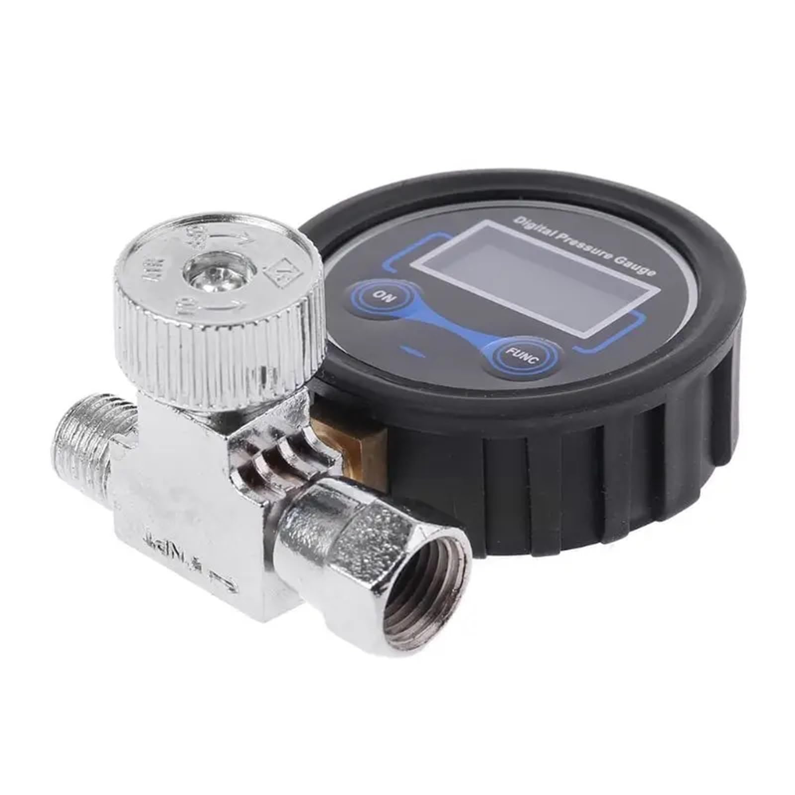 Manomètre, compresseur d'air numérique Professionnel 1/4" avec écran LCD, régulateur de Pression 200 psi, Outil de contrôle, Connexion Rapide
