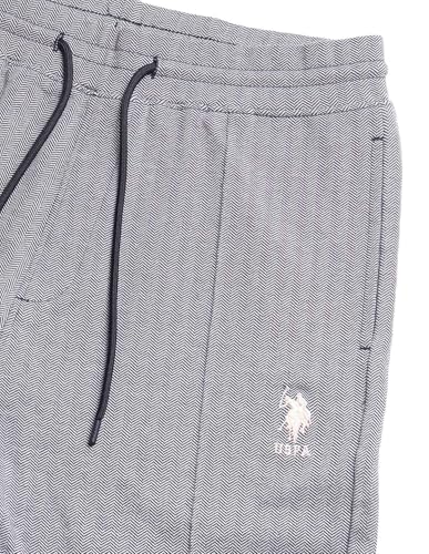 Image of U.S. POLO ASSN. Mens PR003 Chevron Cotton Stretch Lounge Track Pants