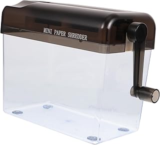 Ciieeo 2 Peças Triturador De Arquivo Acessórios De Mesa Ferramentas Domésticas Triturador Portátil Triturador De Mão Triturador De Papelão Triturador De Escritório Triturador Manual