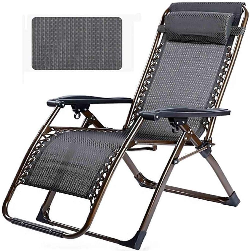 Chaise longue de jardin pour piscine et terrasse motif noir c202