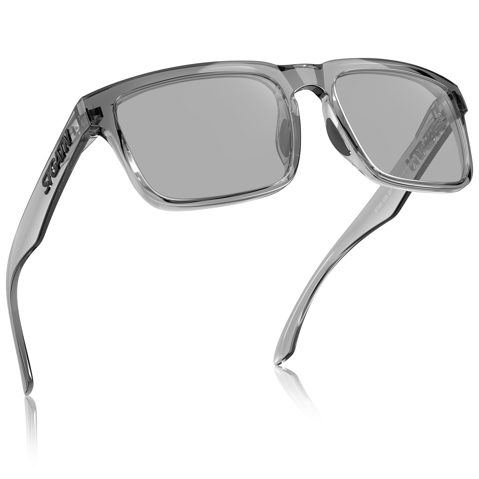 STGATN Big Heads XL Polarised Sunglasses for Men UV Protection, 155MM Mens XXL Wide Oversized Sunglasses for Wide face, TR90 Lightweight Shades for Driving Fishing cycling Sports Category 3