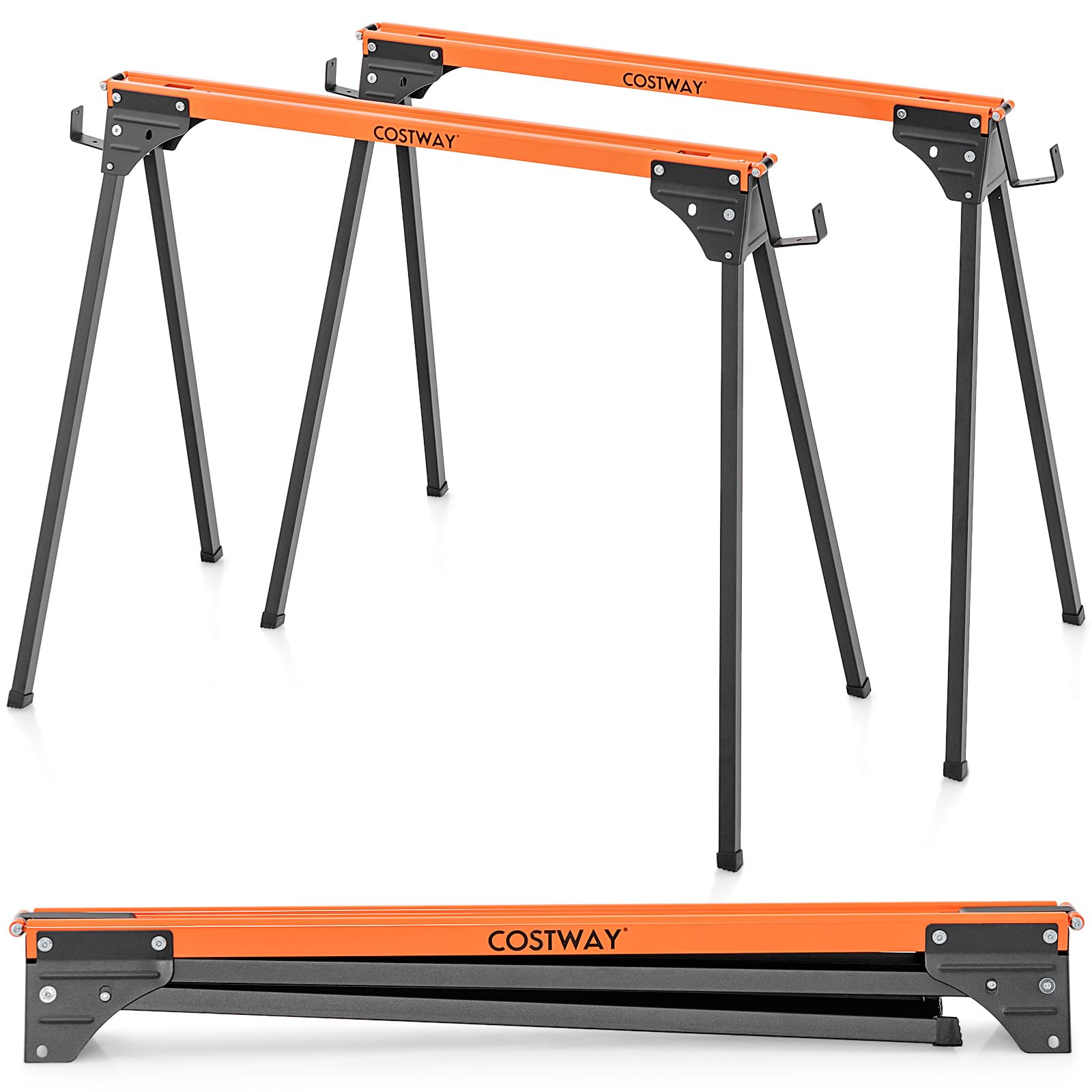 ToughBuilt C650 set van 2 stalen werkbokken 590 kg