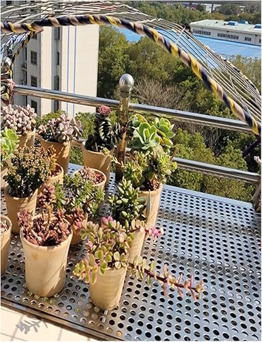 Panneau en maille décorative de 7 mètres pour brise-vue de balcon et terrasse - 7