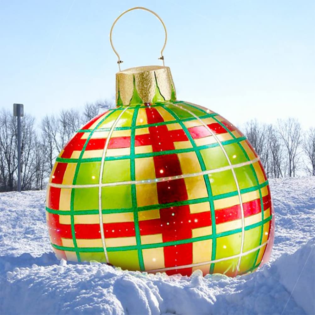 Opblaasbare Kerstbal Buiten Decoratie 60cm - Weerbestendige PVC