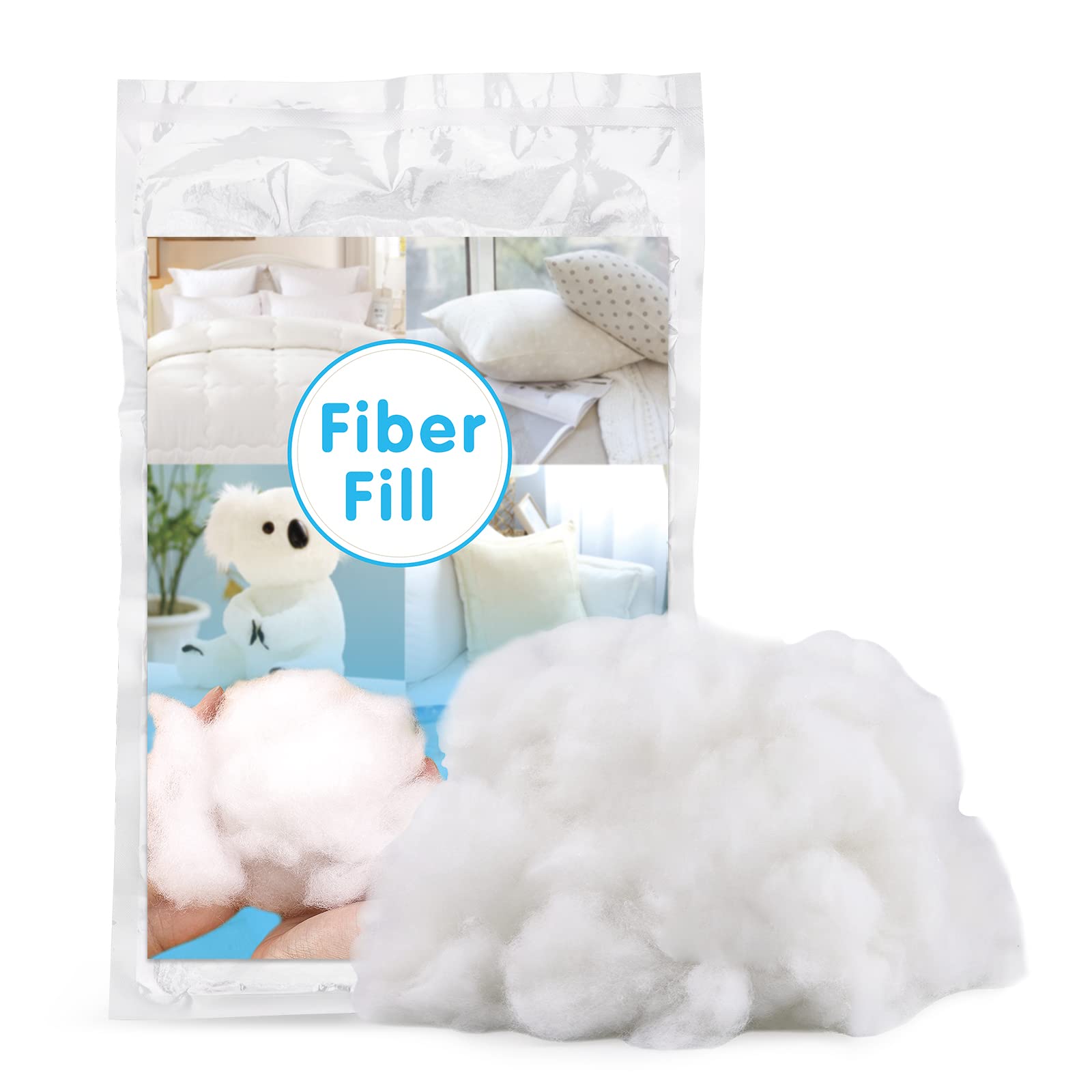 Buy 150g/5.29oz Polyester Fiber Fill, Stuffing Pillow Filling Stuffing