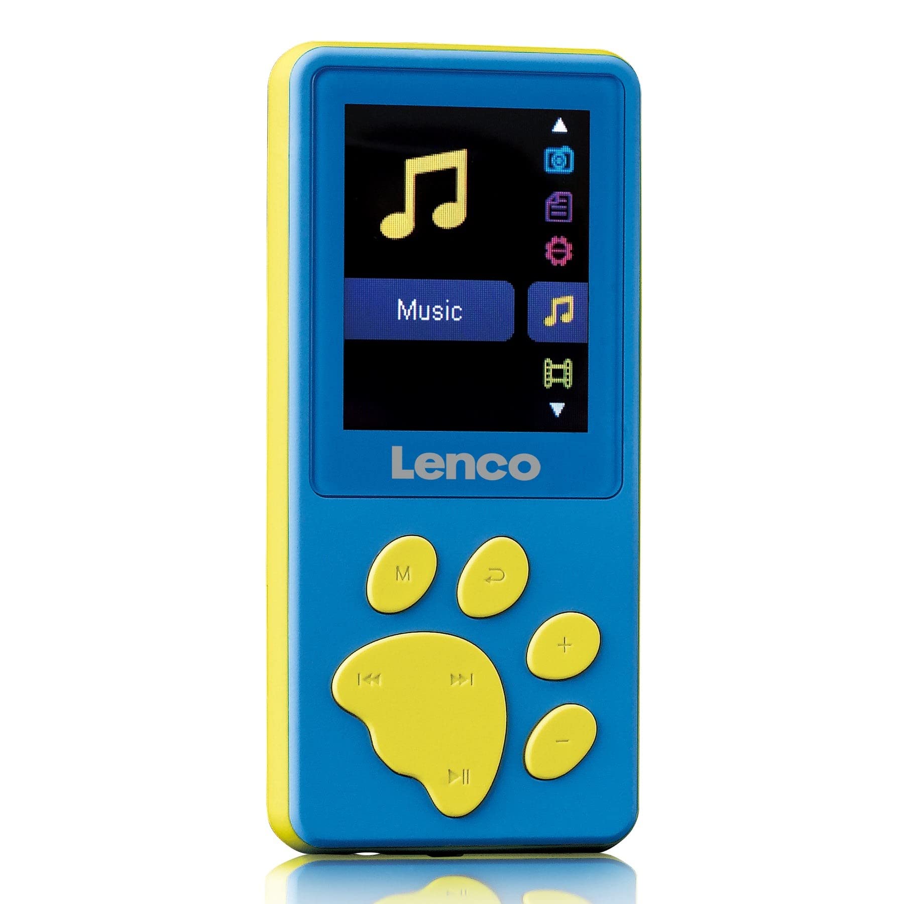 Lenco Odtwarzacz MP4 Xemio-560 odtwarzacz MP4 8 GB pamięć ekran LCD niebieski