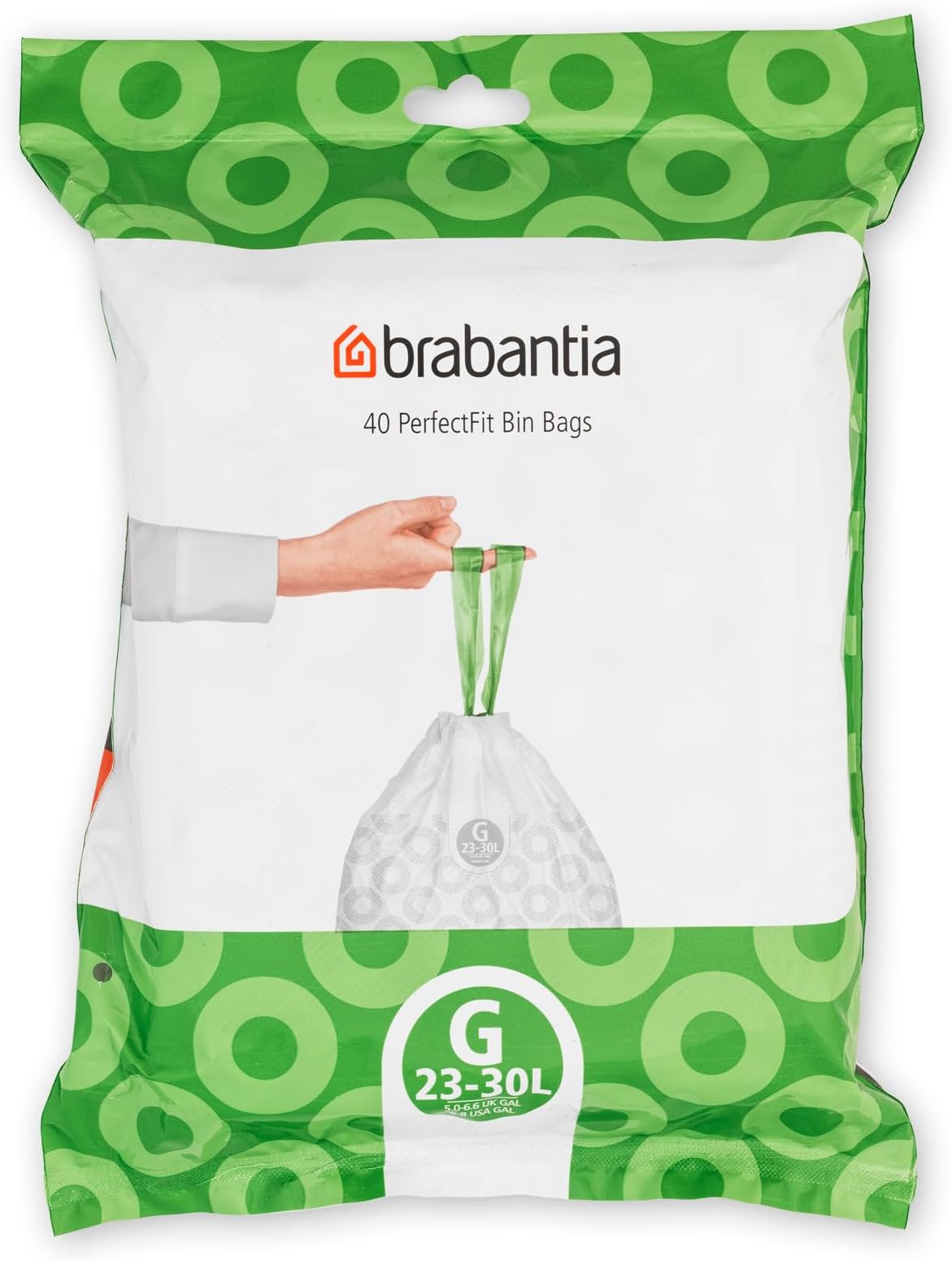 Bin Liners, Size G, 23-30 L - 40 Bags