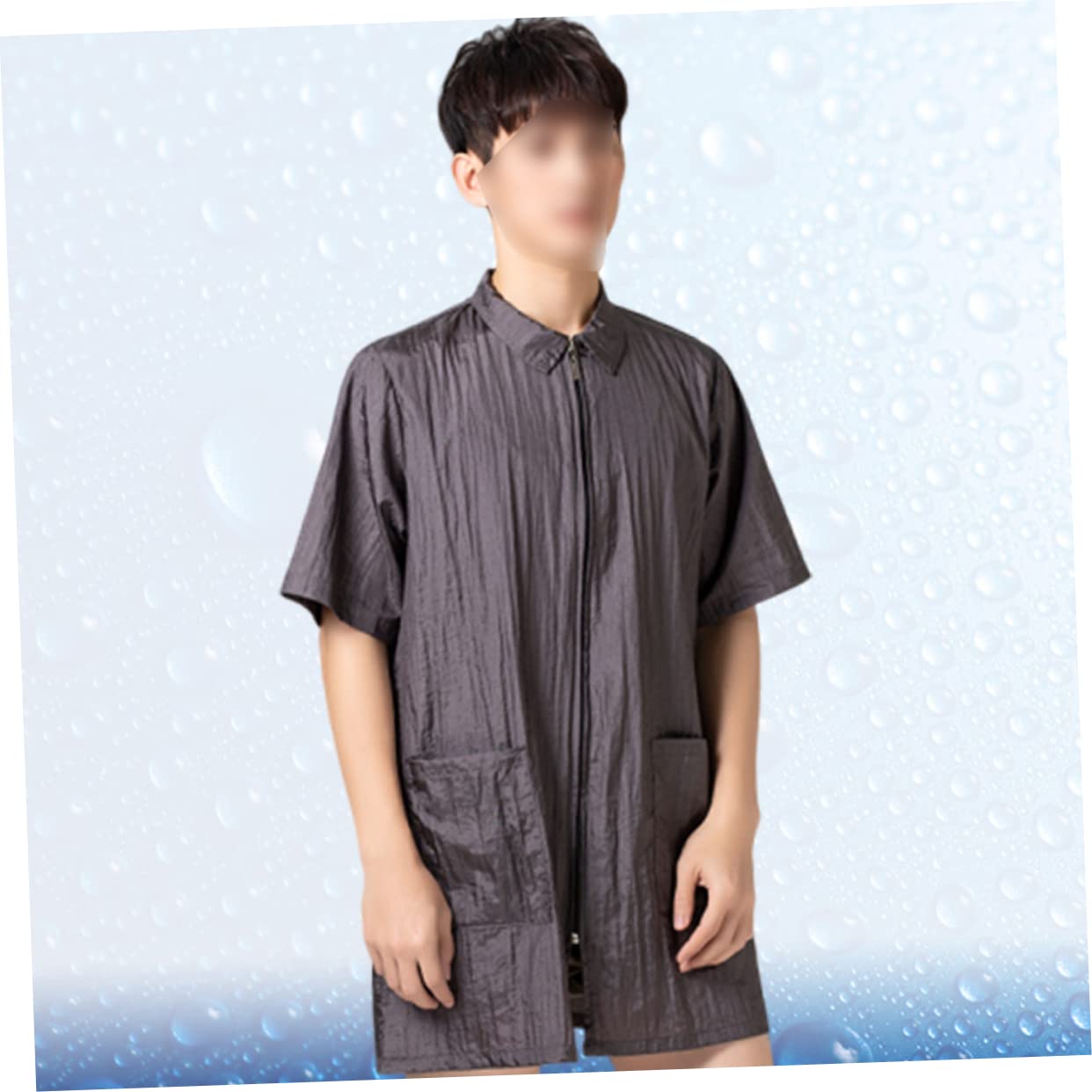 DOITOOL 3pièces Vêtement De Capillaire Blouse Pour Cheveux Manches Courtes Pratique Et Imperméable