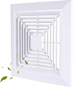 Amazon.com: Gosknor Bathroom Exhaust Fan Cover, 9x9 Inch Square Ceiling ...