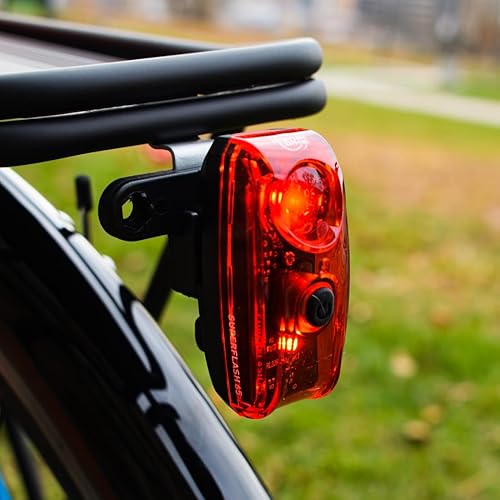 Miniatura 7 de Planet Bike Superflash 65 - Luz trasera para bicicleta, color rojo y negro