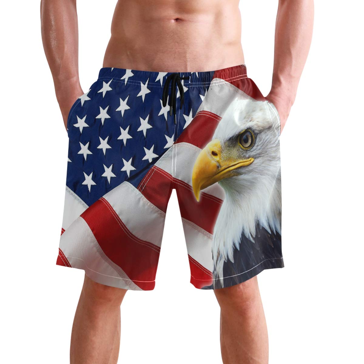 Men's Colorful Flower Print Beach Shorts Hot Summer Swim Trunks Sports Running Bathing Suits with Mesh Lining-image-6