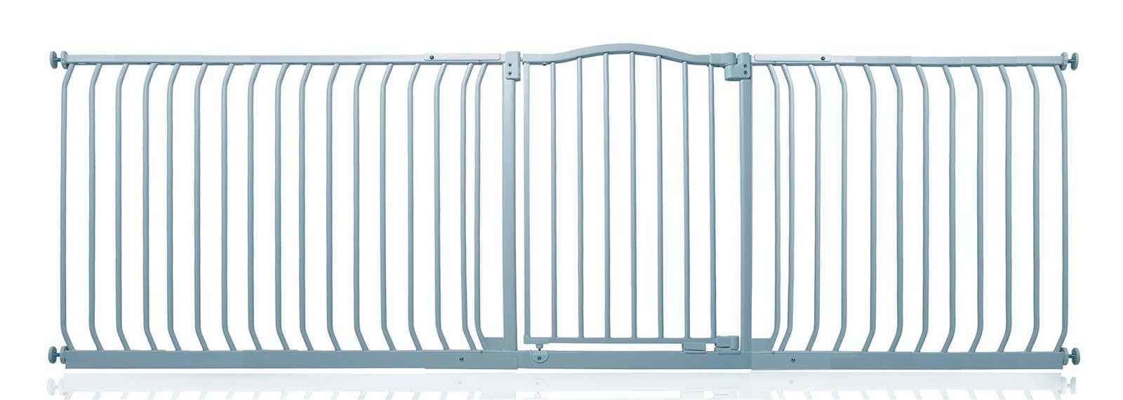 Safetots Curved Top Safety Gate, 71cm - 80cm, Matt White, Pressure Fit Stair Gate, Baby Gate for Doors Hallways and Spaces, Safety Barrier, Easy Installation — view 75
